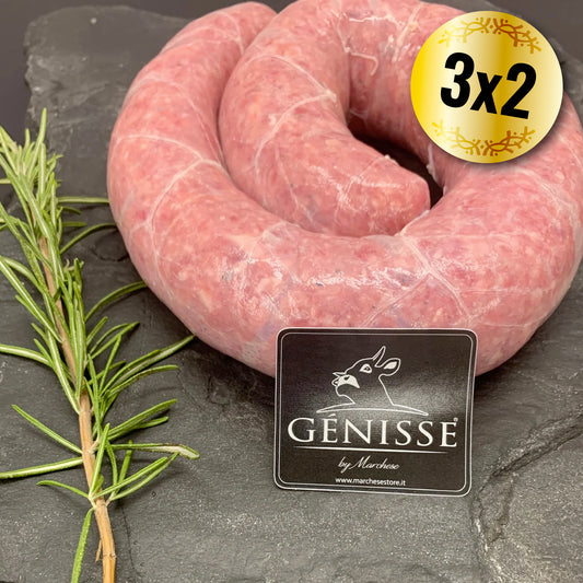 3x2 Saucisse au poivre et sel Génisse